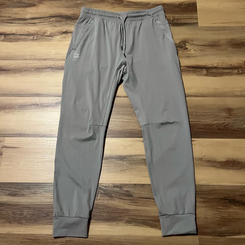 NWOT G Gradual Joggers Athletic Pants Stretch Mens Medium Grey Pull On
